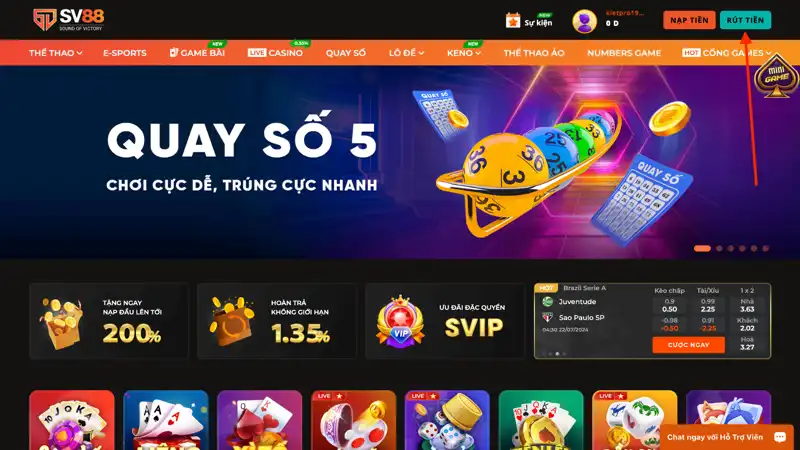 hinh thuc rut tiennnnnnn (1) Những Lưu Ý không thể thiếu khi Rút Tiền SV88
