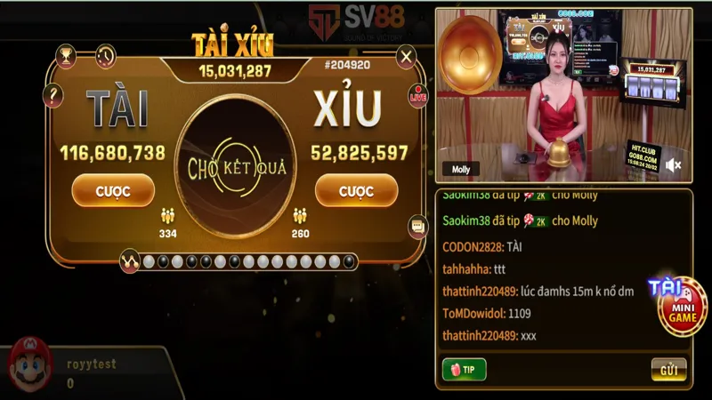 live casino sv88 1 Sảnh game casino MG
