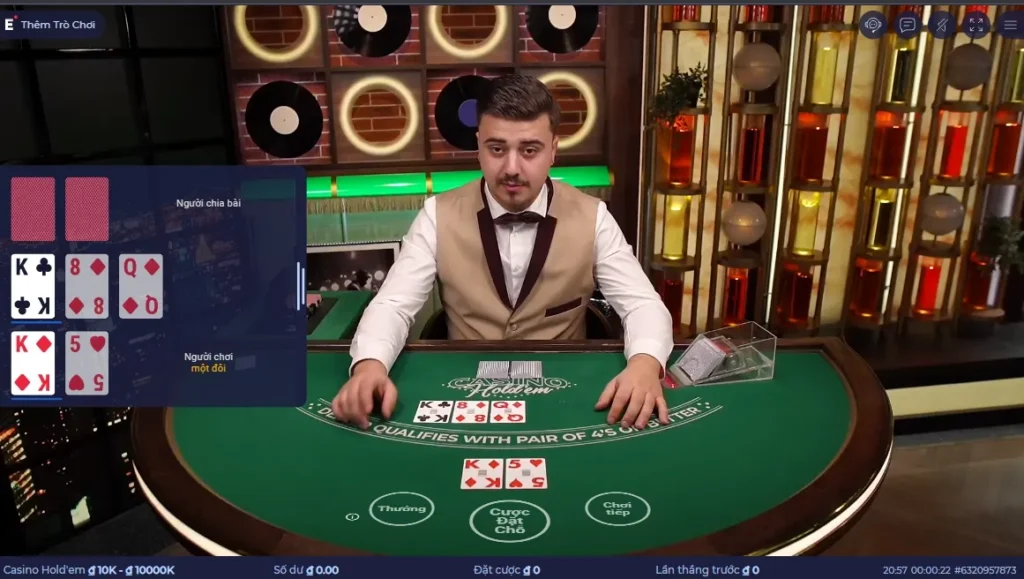 Tổ hợp bài poker mạnh ở casino SV 88