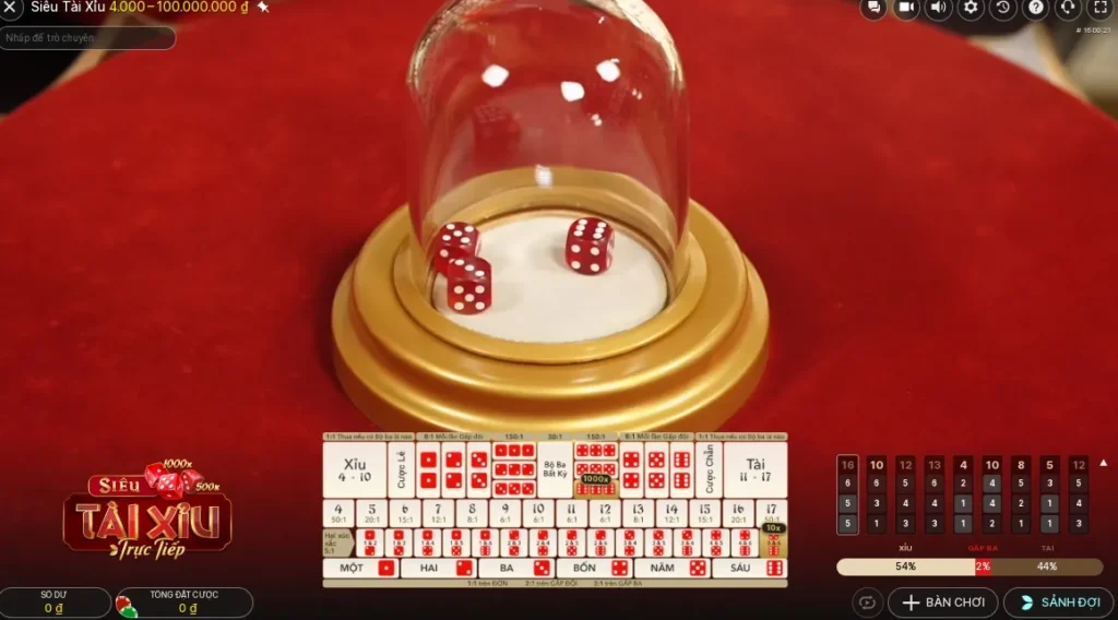 Cách chơi game casino Sic bo tại SV88