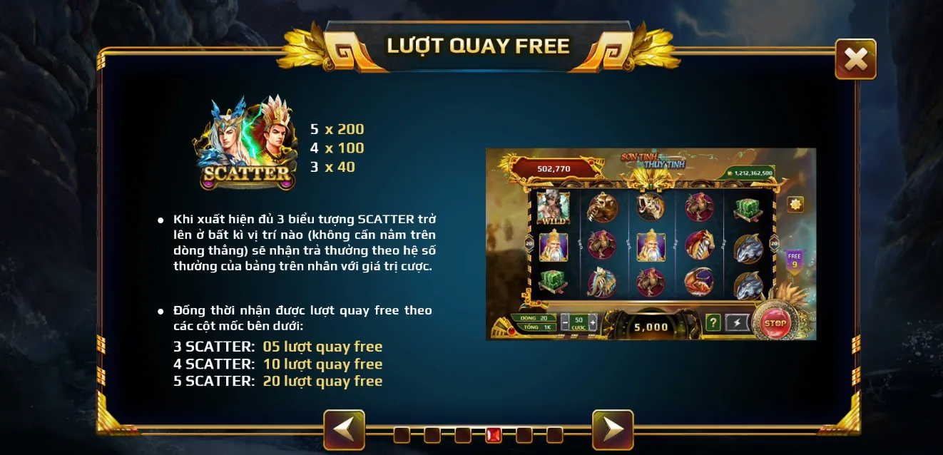 lượt chơi miễn phí game nổ hũ Sơn tinh