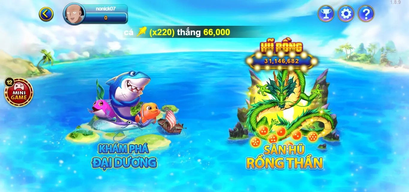 tham gia chơi game bắn cá Tỷ phú đại dương 