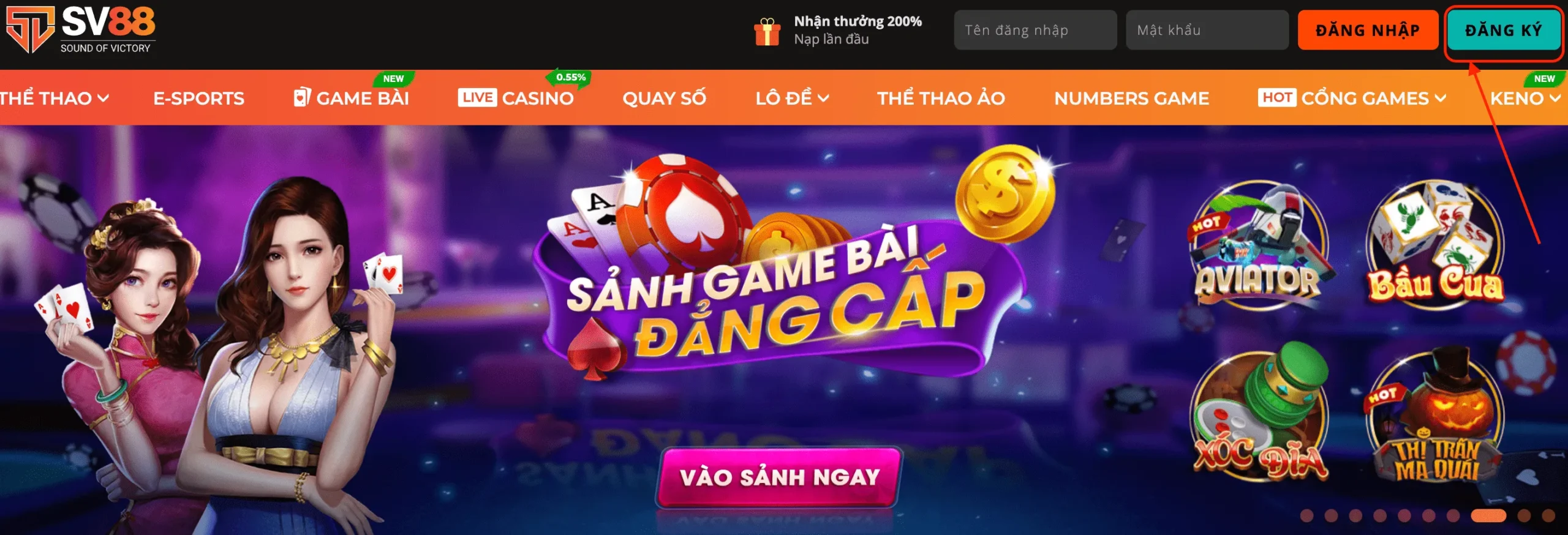 dang ky sv88 Cam Kết Chính sách bảo mật Của SV88