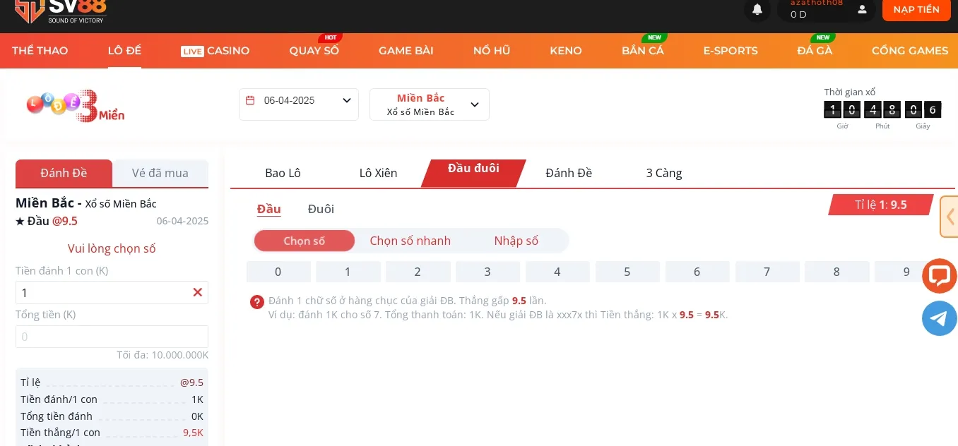 Tìm hiểu lô đề đầu đuôi SV88 