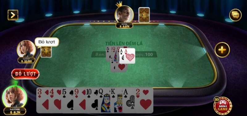 Giới thiệu nhanh về game Tiến lên đếm lá