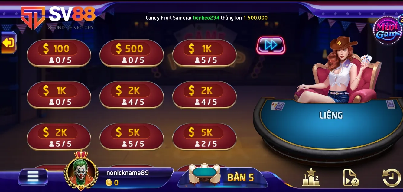 Tổng quan về trải nghiệm game đánh bài SV88