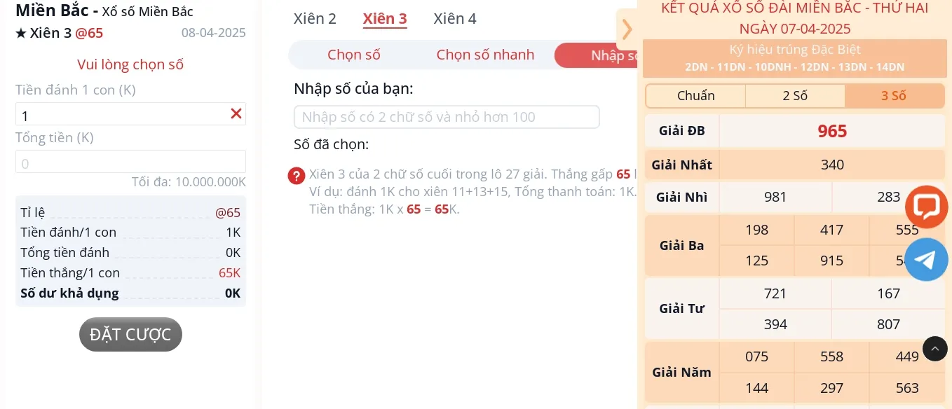 Thưởng cao kèm theo khuyến mãi vip