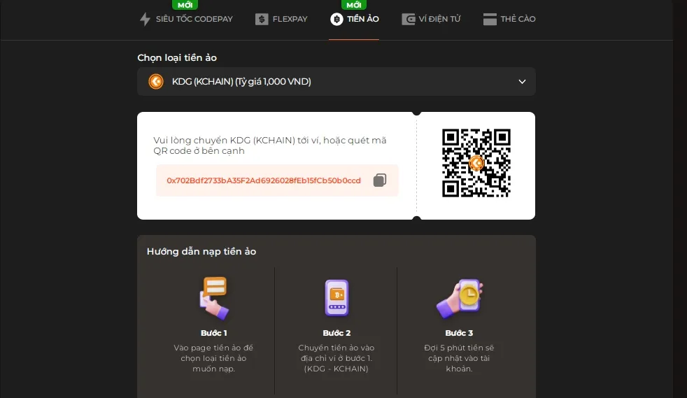 Hướng dẫn nạp rút tiền khi chơi Sicbo SV88 