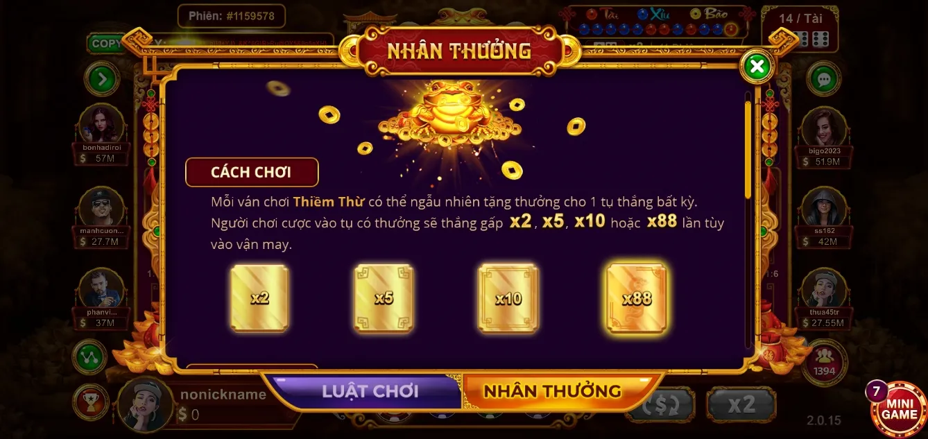 mẹo hay áp dụng cho Sicbo tài phú