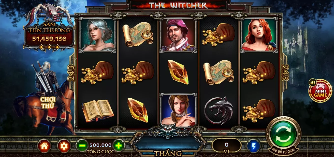 Thông tin cần biết về game săn hũ The Witcher 