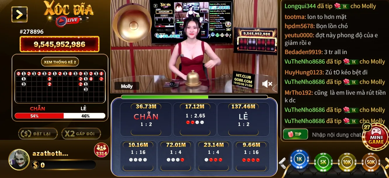 Lý do nào thu hút game thủ cược xóc đĩa livestream